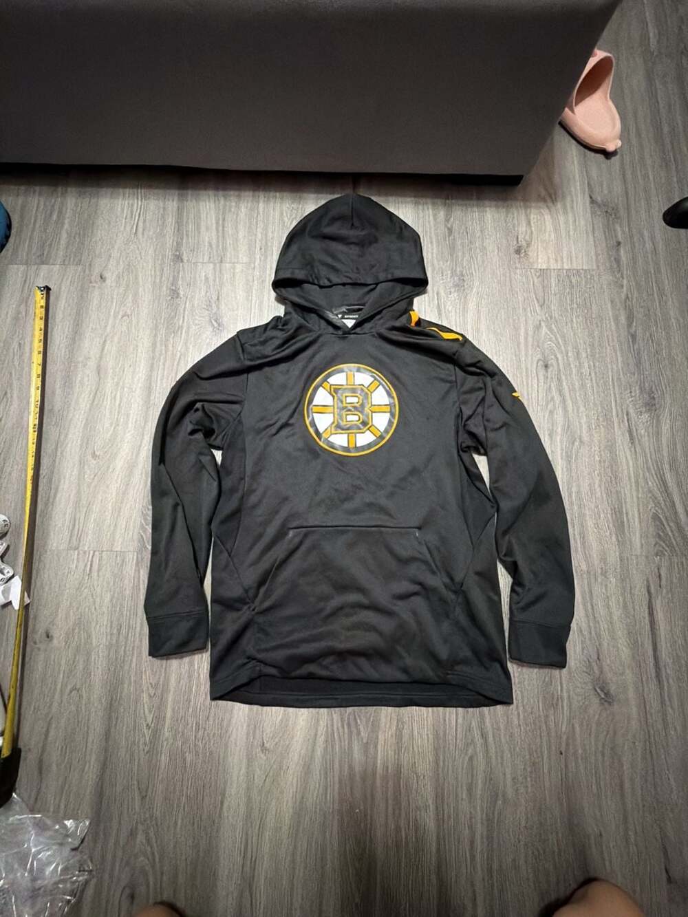 Boston Bruins Fanatics Defender Pullover Hoodie Black